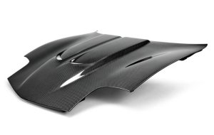 Chevrolet Corvette Hood - Anderson Composites - Type-TD Carbon Fiber - `97-`04